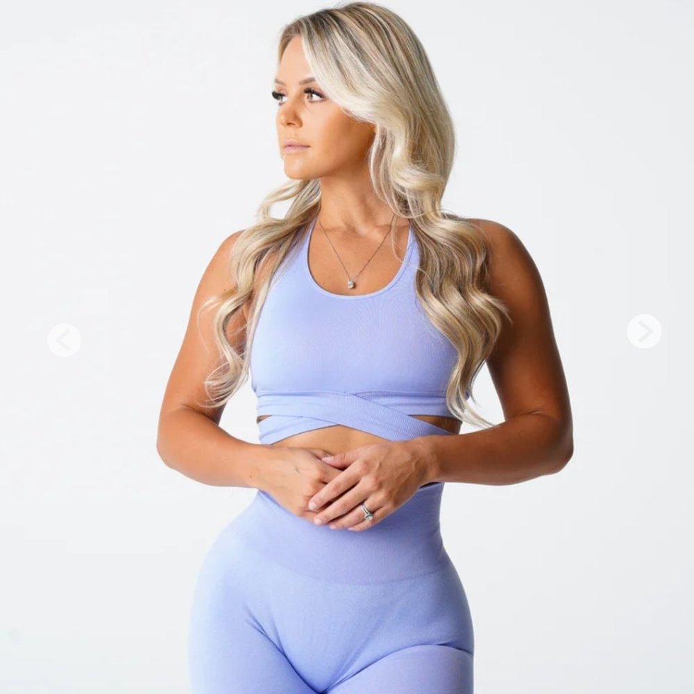EUC NVGTN Sculpt Seamless Bra Top - Periwinkle - SOLD OUT ONLINE